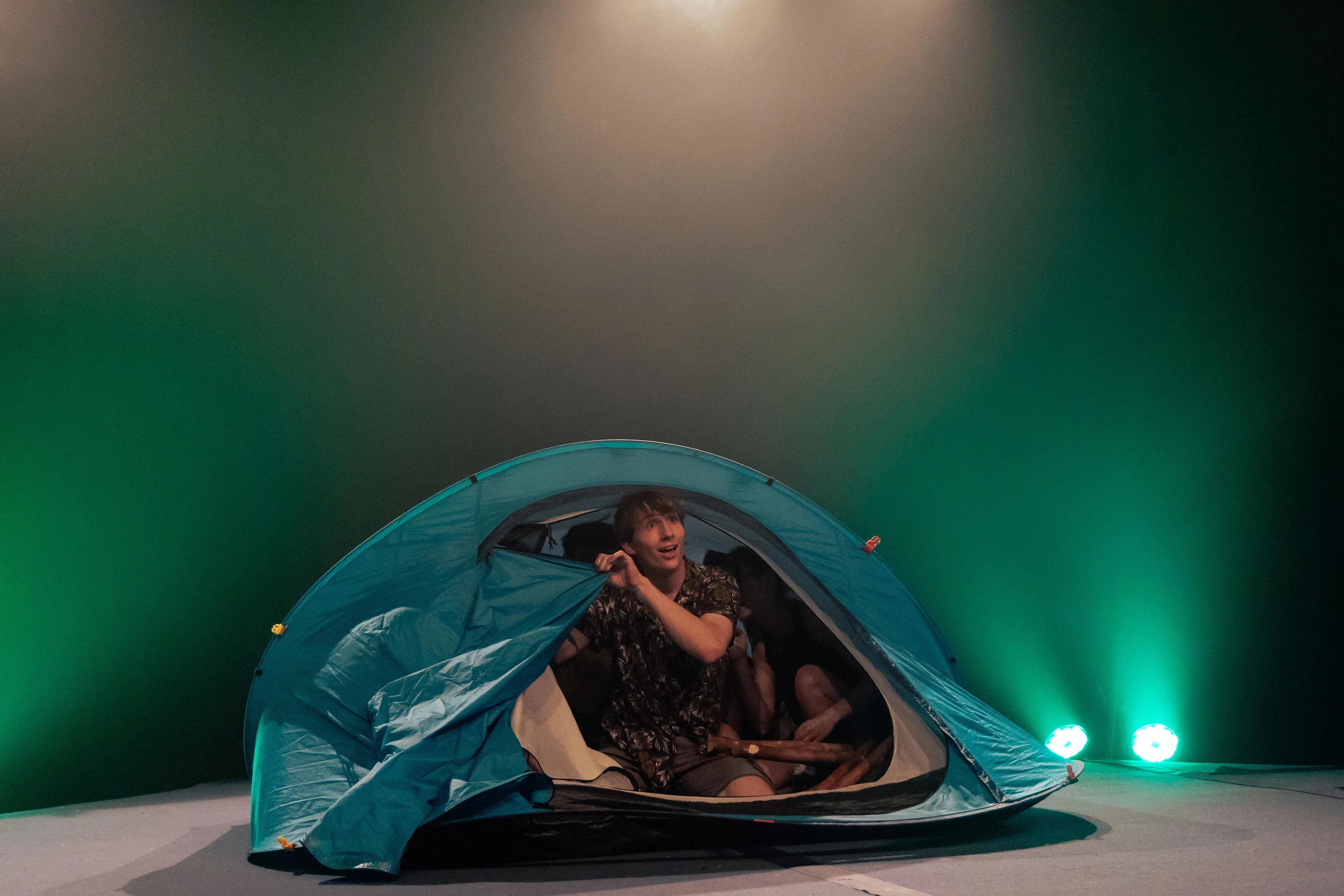 De beruchte 5-seconden-gooitent